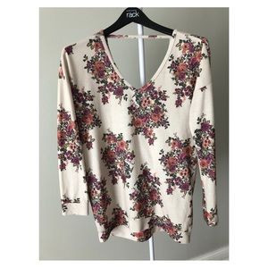 DRYGOODS floral print Cream sweater-